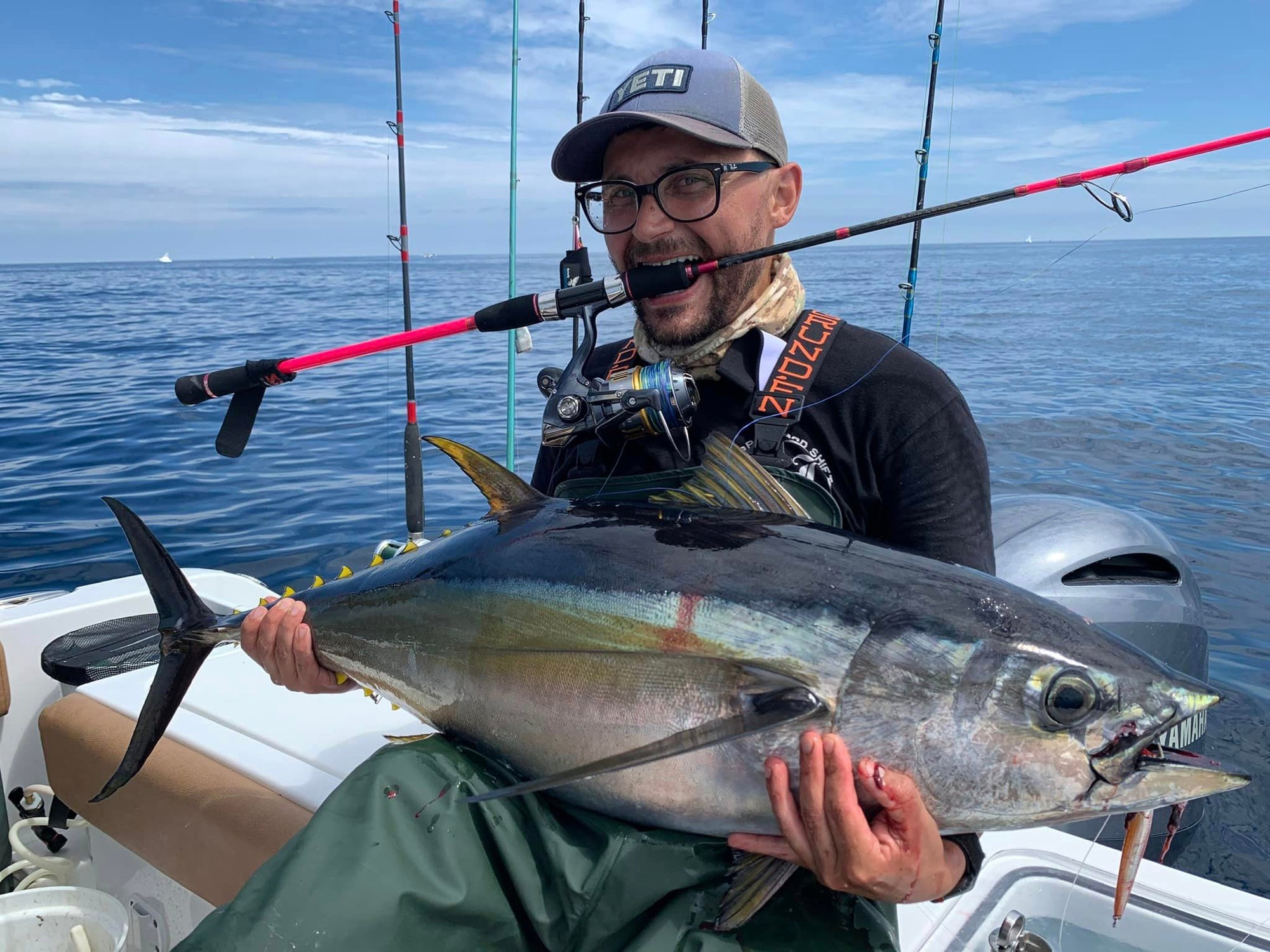 yellowfin tuna slow pitch falling jigging rod 