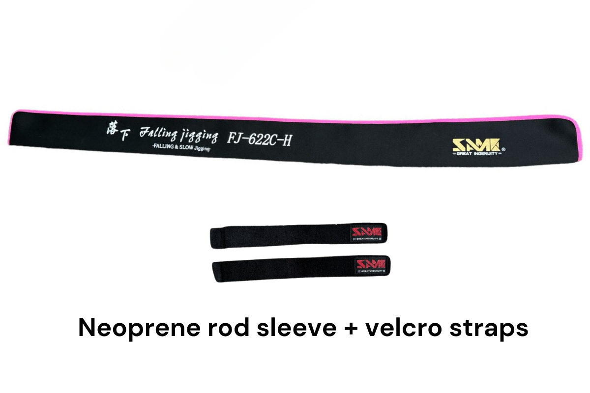 neoprene rod sleeve velcro rod straps