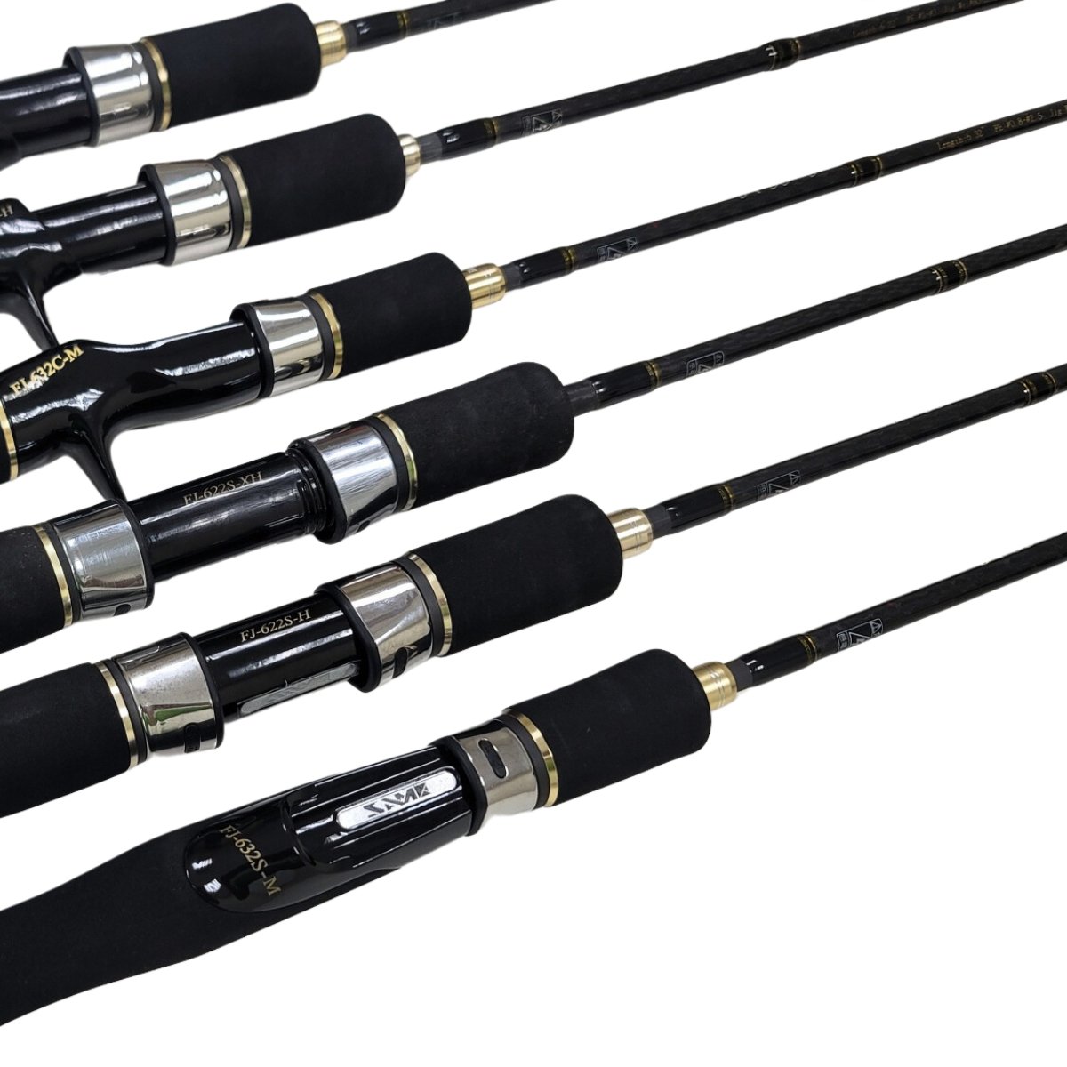 FALLING SLOW PITCH JIGGING RODS BLACK - SAME Fishing Aus - SAME Fishing Aus